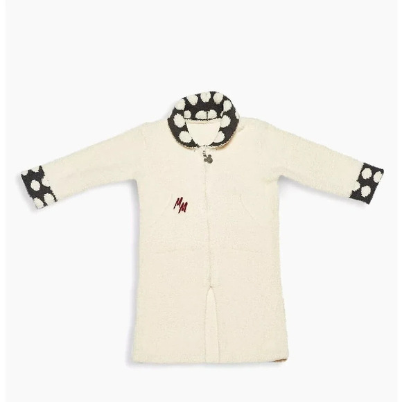 Barefoot Dreams Disney Minnie Mouse CozyChic Kids Bath Robe size 4-5 - Picture 7 of 8